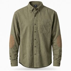 J. Crew Men's Olive Button Down Shirt